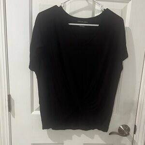 American Eagle Outfitters Twist-Front V-Neck Tee